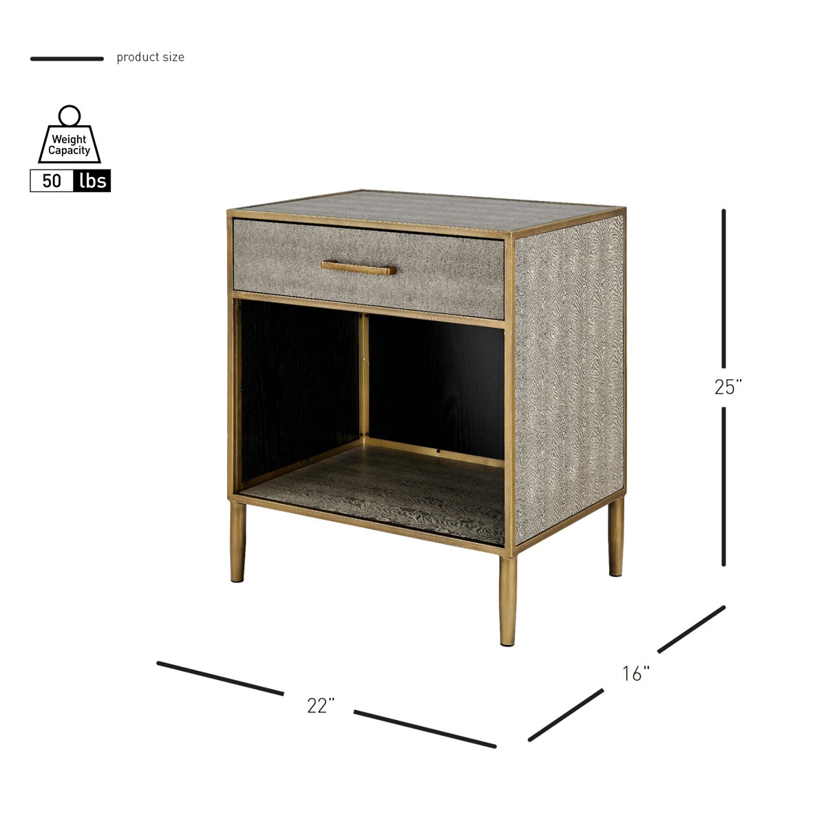 Everly Quinn End Table with Storage &amp; Reviews | Wayfair